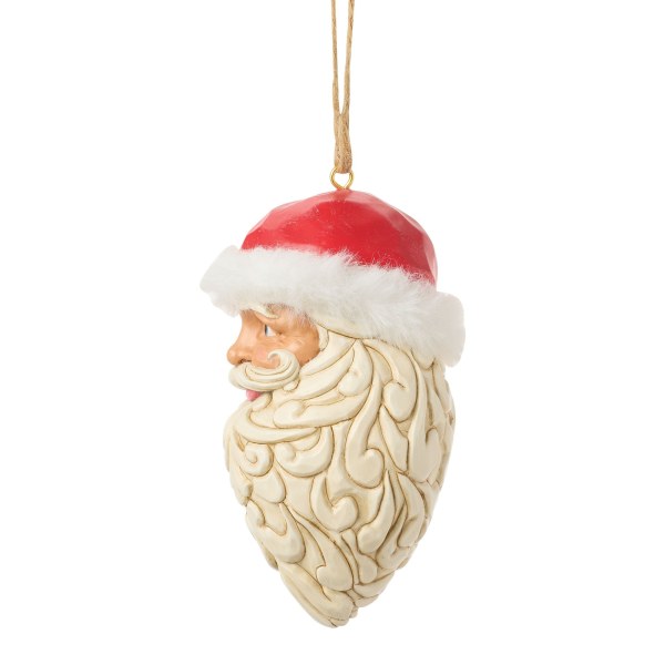 VINTAGE SANTA HEAD - JIM SHORE HEARTWOOD CREEK