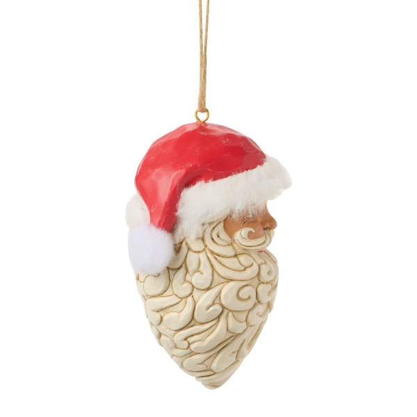 VINTAGE SANTA HEAD - JIM SHORE HEARTWOOD CREEK