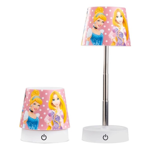 DISNEY PRINCESSES - Rechargeable LED Desk Lamp - 11cm