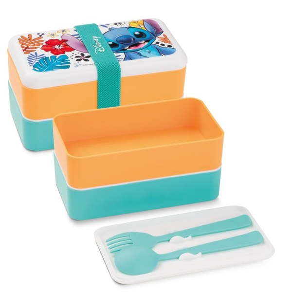 STITCH - Lunch Boxes 18x10cm - White