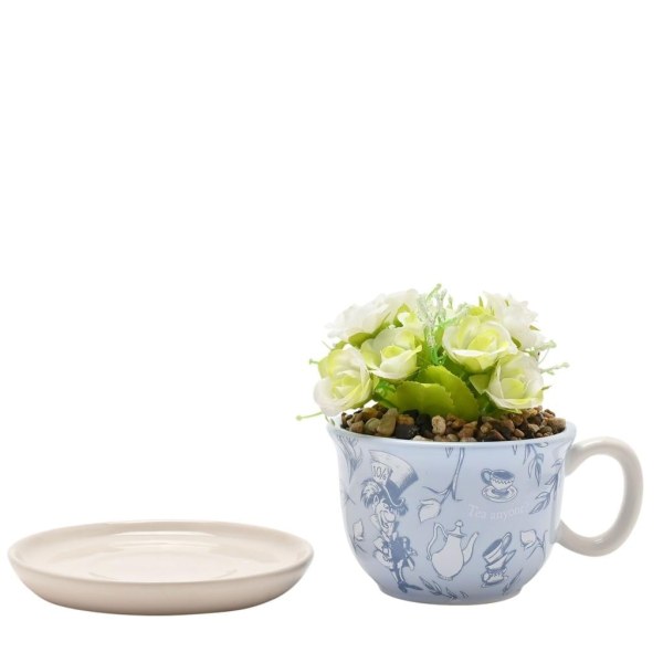 ALICE IN WONDERLAND - Decorative Mug + Fake Plant