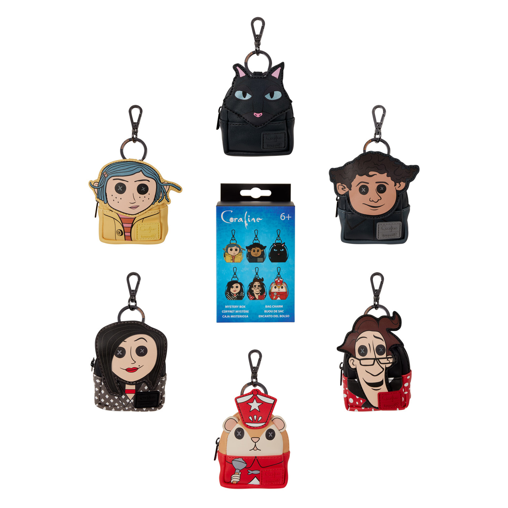 Mystery Mini Backpack Keychain - Loungefly Coraline