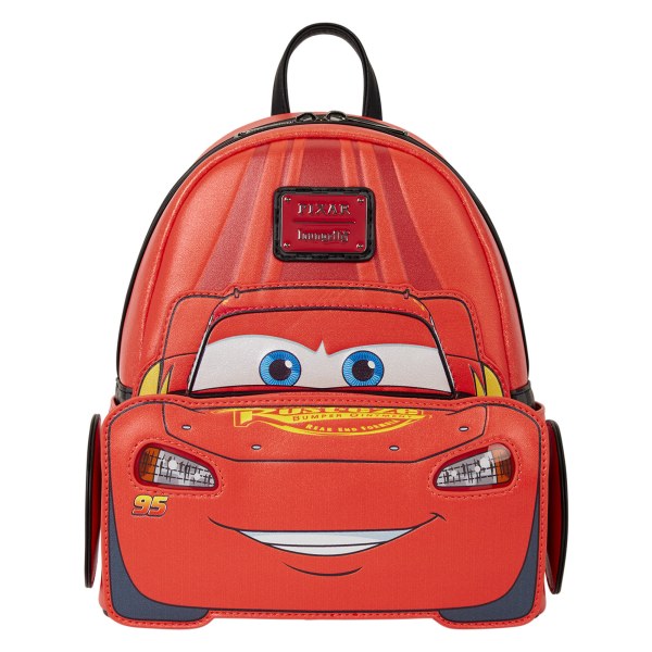  Lightning McQueen Metallic Light-Up Mini Backpack - Disney Pixar Loungefly Cars 20th Anniversary