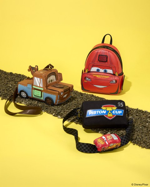  Lightning McQueen Metallic Light-Up Mini Backpack - Disney Pixar Loungefly Cars 20th Anniversary