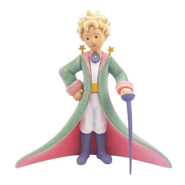 FLOCKED LITTLE PRINCE FIGURINE (WINDOW BOX) (x 6)