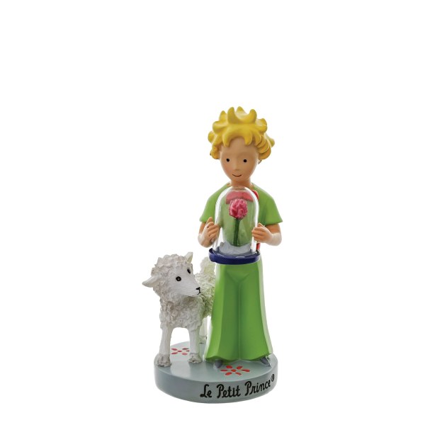 THE LITTLE PRINCE FIGURINE 12 CM PINK AND SHEEP