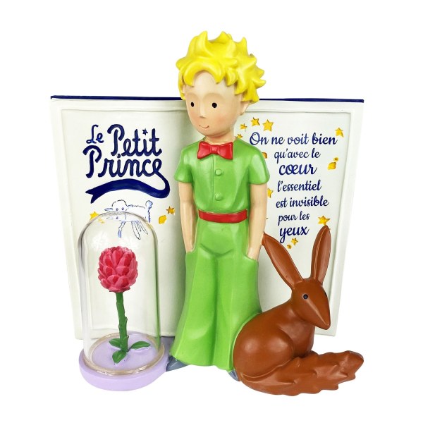 LITTLE PRINCE FIGURINE 16 CM BOOK