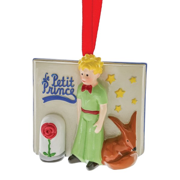 THE LITTLE PRINCE RESIN BOOK HANGING ORNAMENT