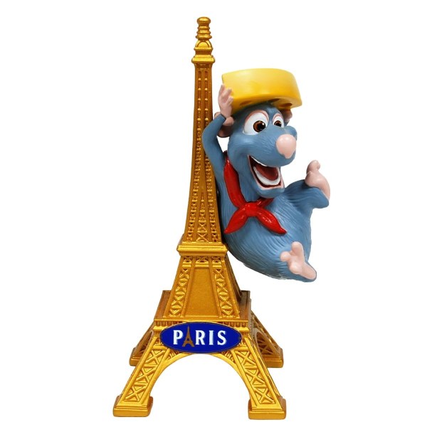 REMY RESIN FIGURINE ON EIFFEL TOWER - DISNEY RATATOUILLE