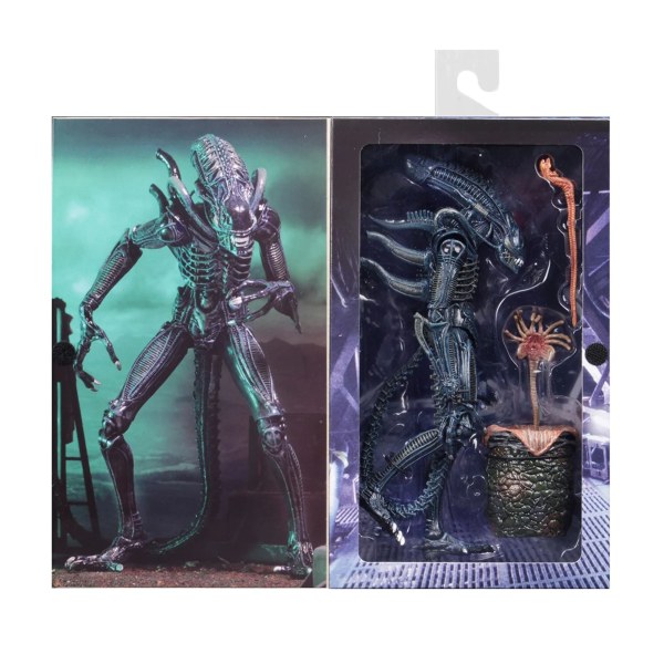ALIEN - 7" SCALE ACTION FIGURE - ULTIMATE ALIENS WARRIOR 1986 (BLUE)