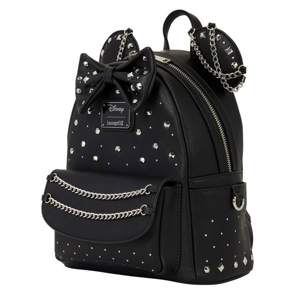 Minnie Mouse Studs & Chains Mini Backpack - Disney Loungefly