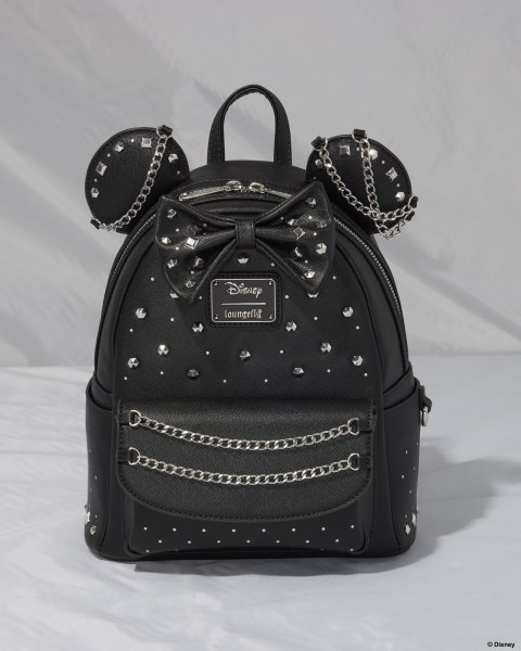 Minnie Mouse Studs & Chains Mini Backpack - Disney Loungefly