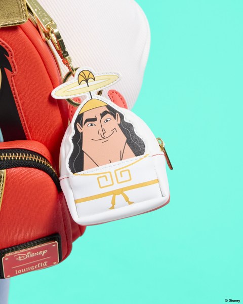 Devil & Angel Kronk Reversible Mini Backpack Keychain Charm - Disney Loungefly Kuzco Emperor's New Groove