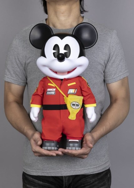 Vinyl Piggy Bank SYAKING-BANG!! Functional Figurine Race Car Mickey 48 cm - Disney Mickey and Friends