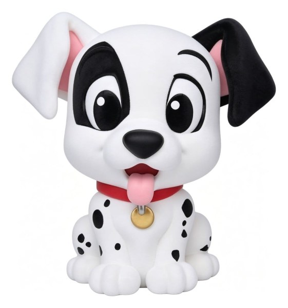 Patch Piggy Bank Flocked - Disney 101 Dalmatians
