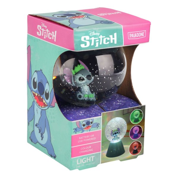 LED lamp Stitch Glitter Ball 17 cm - Disney Lilo & Stitch