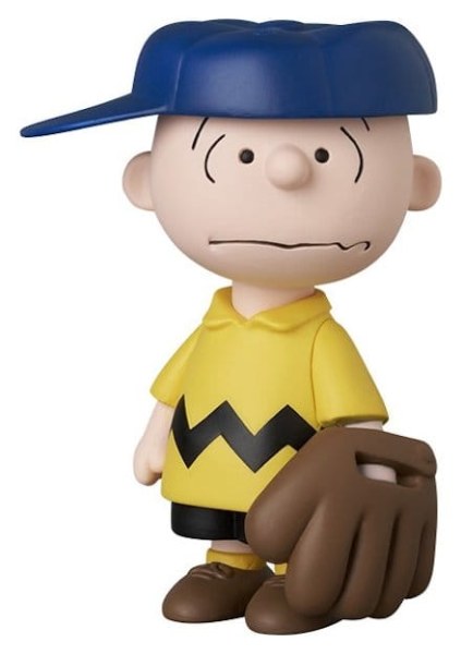 PVC UDF Figurine Los Angeles Dodgers Charlie Brown 9 cm - MLB × Peanuts