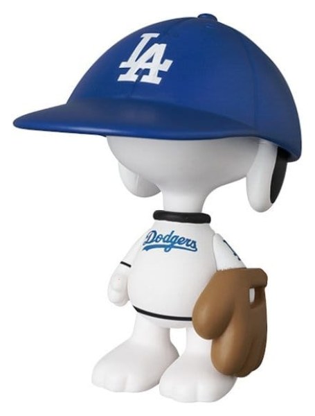 PVC UDF Figurine Los Angeles Dodgers Snoopy 7 cm - MLB × Peanuts