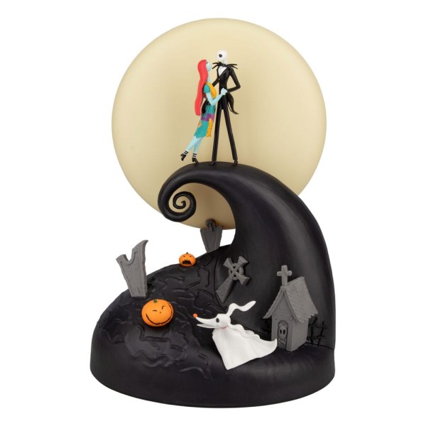 The Nightmare Before Christmas Mr. Jack diorama lamp Jack & Sally