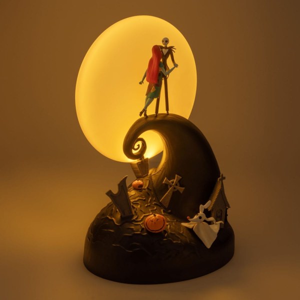 The Nightmare Before Christmas Mr. Jack diorama lamp Jack & Sally