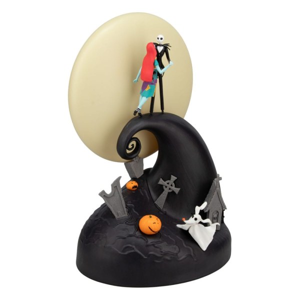 The Nightmare Before Christmas Mr. Jack diorama lamp Jack & Sally