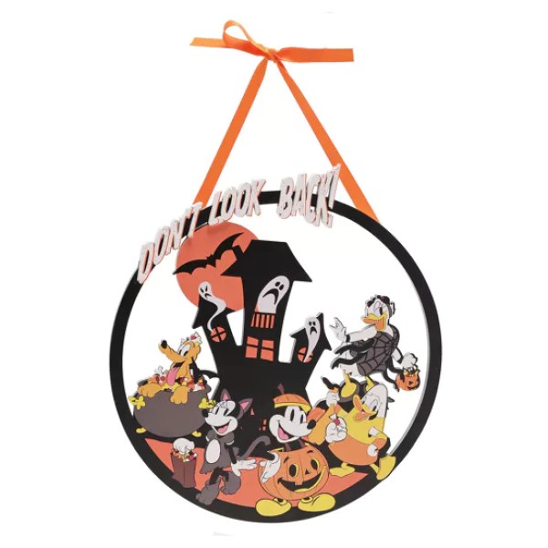Mickey & Friends Halloween Decorative Plaque - Disney