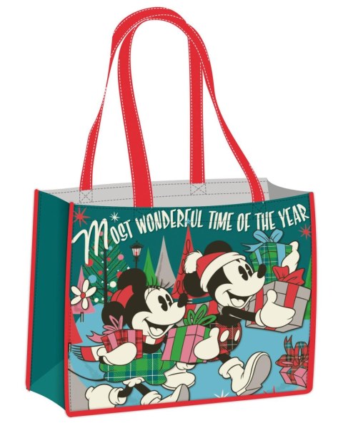 Mickey & Minnie "Xmas" Shopping Bag - Disney