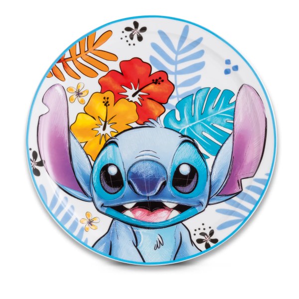 Stitch Serving Plate D31cm White - Disney
