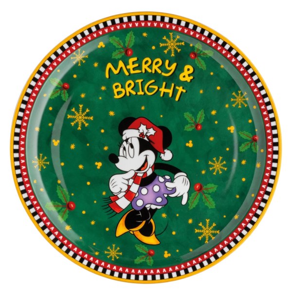 Magic winter serving plate D31cm Minnie - Disney