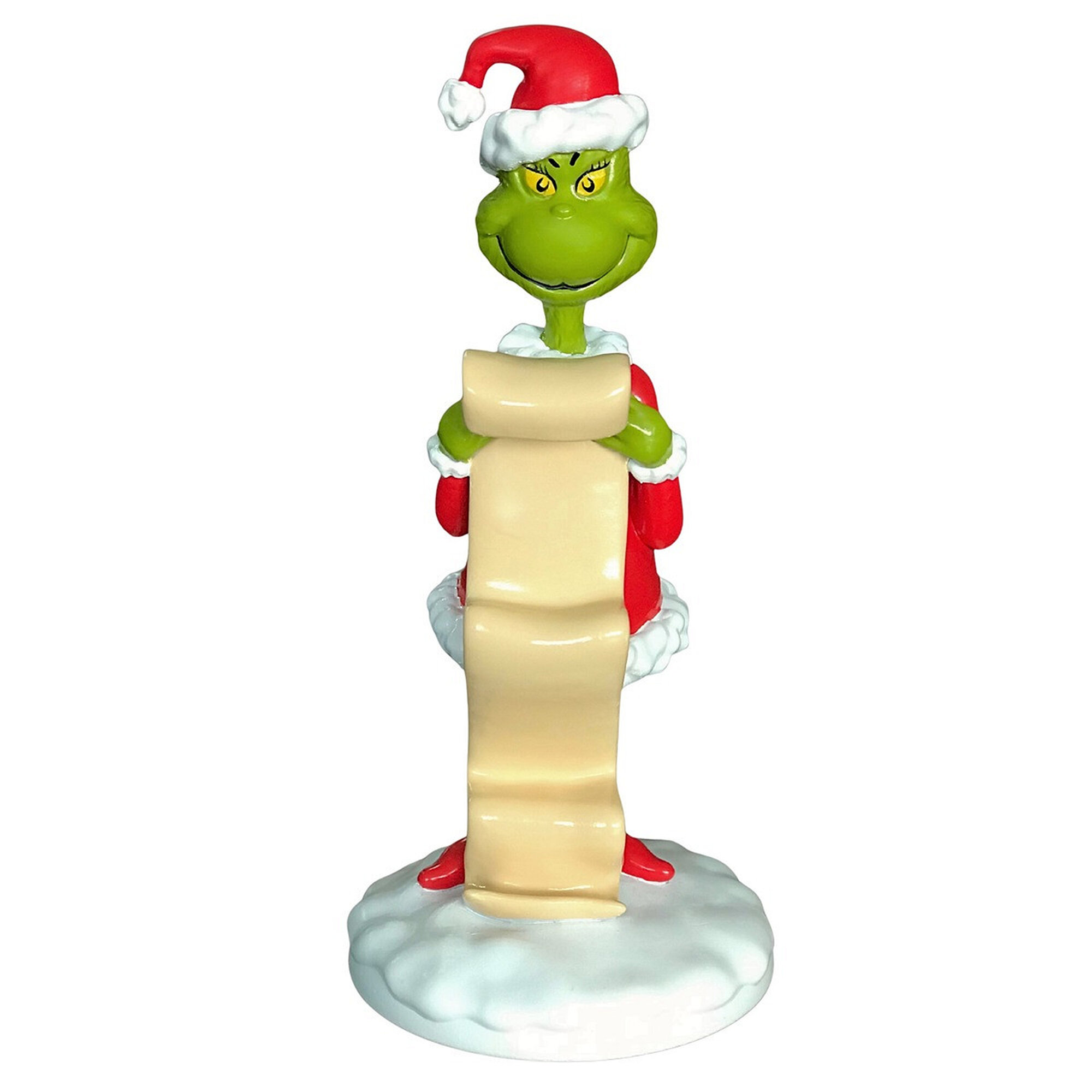 Seasonal 3D Statue - The Grinch with Wish List