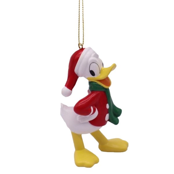 Disney - 3D Ornament Donald with Santa Hat and Christmas Scarf