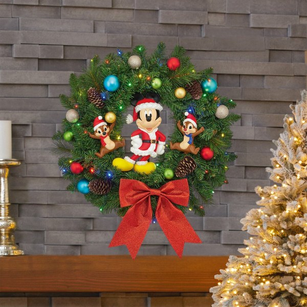 22 inch Disney Holiday Wreath With LED Lights – Costco Exclusive
