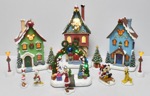Disney Holiday Village 13 Piece – Costco Exclusive