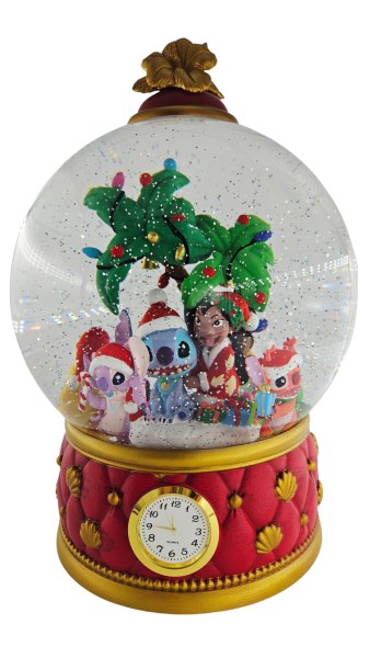 Disney Stitch Christmas Snow Globe with Glitter and LED Lights 31 cm – Costco Exclusive