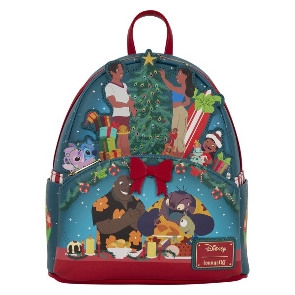 Lilo & Stitch Holiday Celebration Mini Backpack - Disney Loungefly