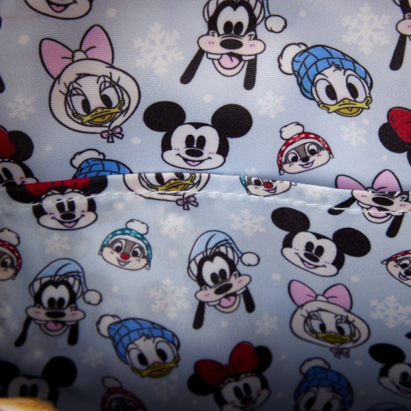 Mickey & Friends Ice Skating Mini Backpack with Headband Holder - Disney Loungefly