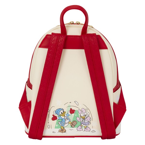 Mickey & Friends Ice Skating Mini Backpack with Headband Holder - Disney Loungefly