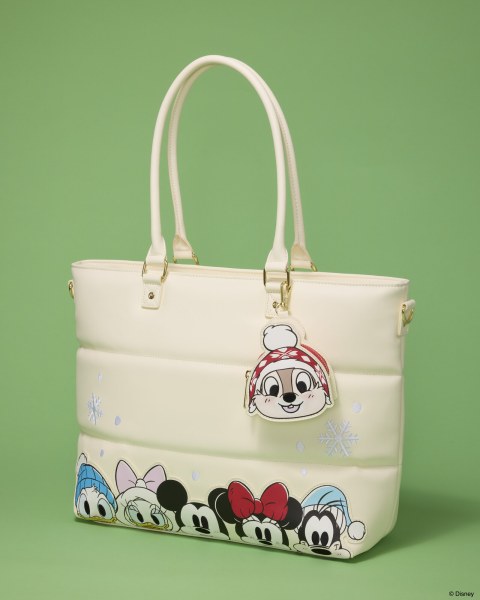 Mickey & Friends Puff Quilt Tote Bag - Disney Loungefly