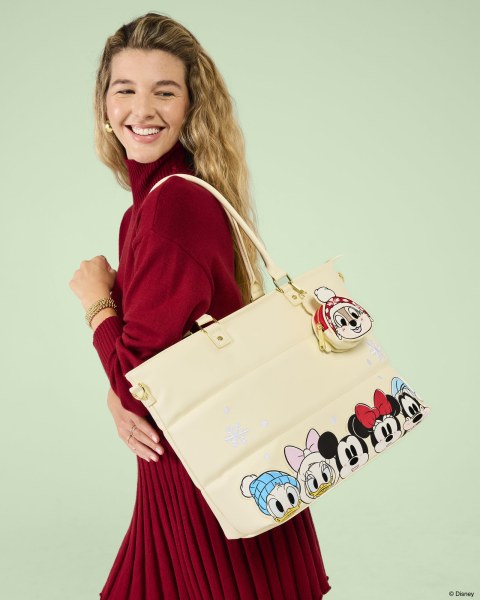 Mickey & Friends Puff Quilt Tote Bag - Disney Loungefly