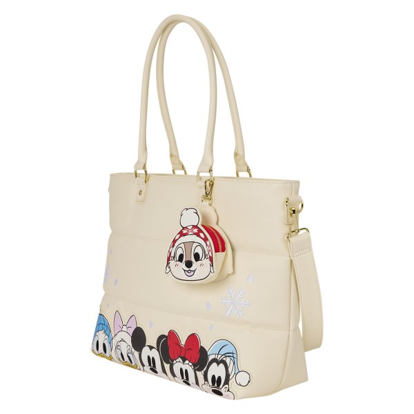 Mickey & Friends Puff Quilt Tote Bag - Disney Loungefly