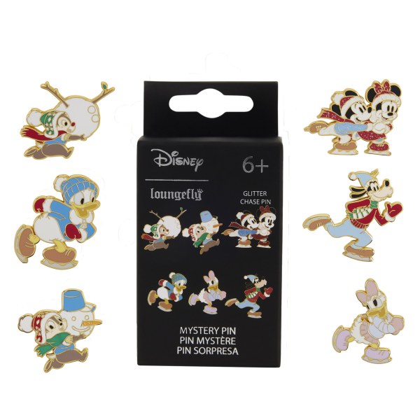 Mickey & Friends Winter Activities Mystery Box Pin - Disney Loungefly
