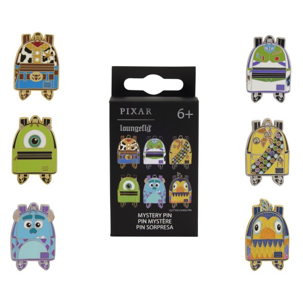 Pixar characters mini backpack mystery box Pin - Disney-Pixar Loungefly