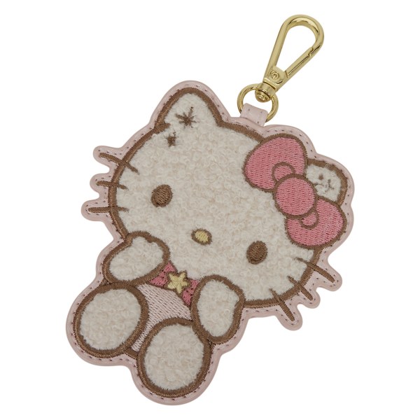 Hello Kitty Quilted Crossbody Bag with Beaded Handle & Bag Charm - Loungefly Sanrio