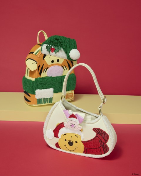 Winnie the Pooh & Piglet Holiday Crossbody Bag - Disney Loungefly