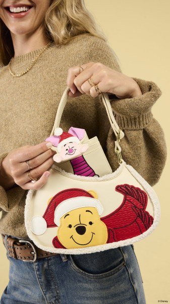 Winnie the Pooh & Piglet Holiday Crossbody Bag - Disney Loungefly