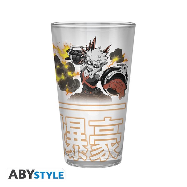 MY HERO ACADEMIA - Pck Glass XXL + Pin's + Notebook Heroes