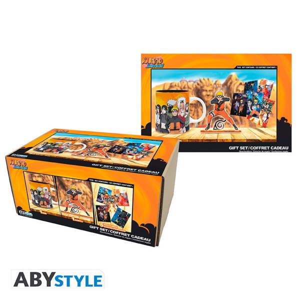 NARUTO SHIPPUDEN - Pck Mug320ml + Acryl® + Postcards Naruto