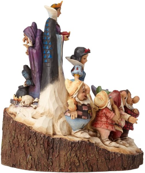 WOOD CARVED SNOW WHITE DISNEY TRADITIONS