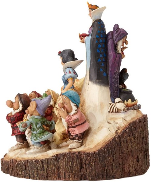 WOOD CARVED SNOW WHITE DISNEY TRADITIONS
