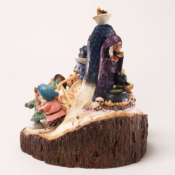 WOOD CARVED SNOW WHITE DISNEY TRADITIONS